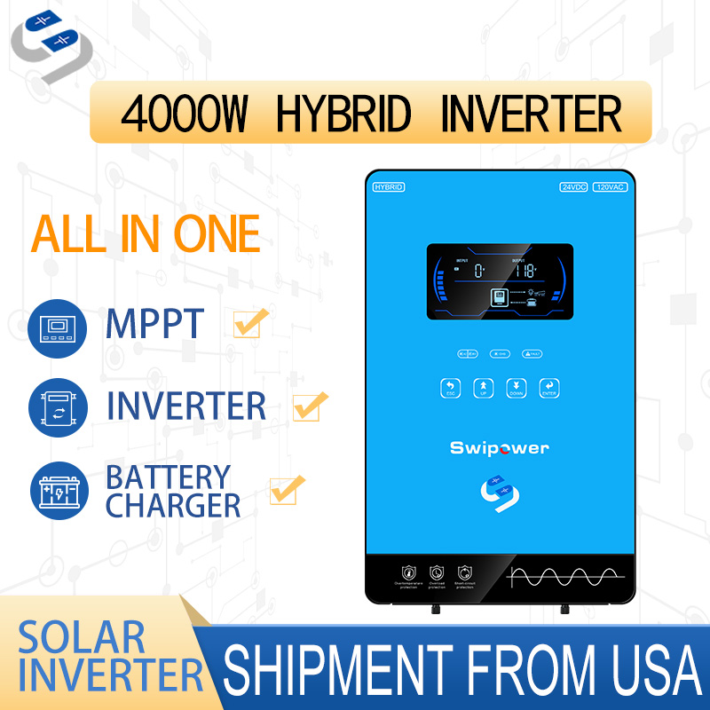 Drone Solar Charger - CNSWIPOWER 4500VA Hibrit Güneş İnvertörü 24v
