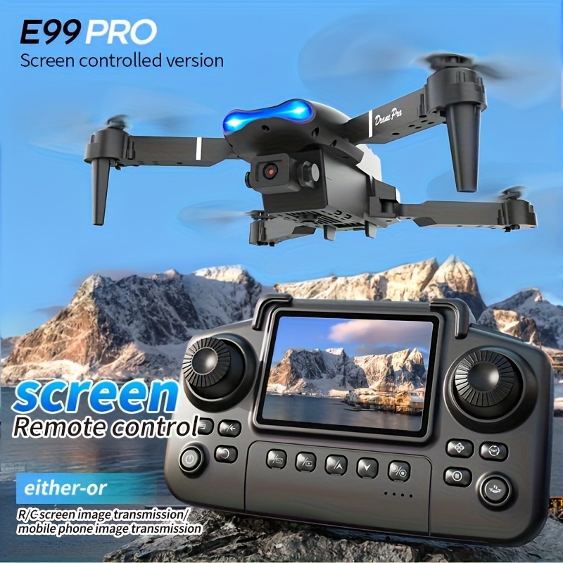 Drone Controller Screen - Geliştirilmiş 2026 E99PRO MAX Drone, Çift
