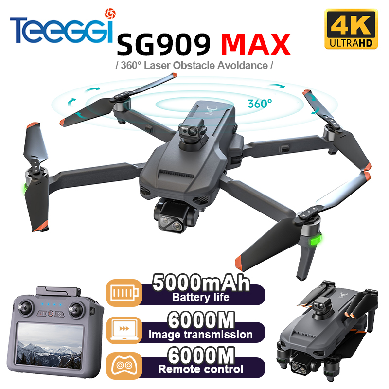 Drone Controller Screen - Teeggi SG909 MAX GPS Drone 4K