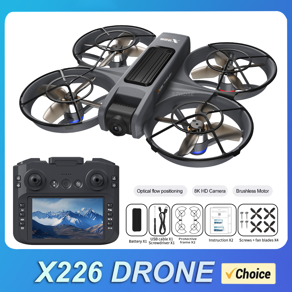 YENİ X226 RC Drone 2.4G 5G WIF - Drone Controller Screen incelemesi ve fiyatı