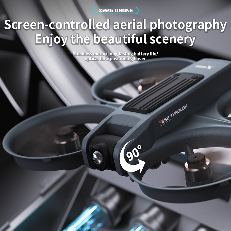 YENİ X226 RC Drone 2.4G 5G WIF - Drone Controller Screen incelemesi ve fiyatı