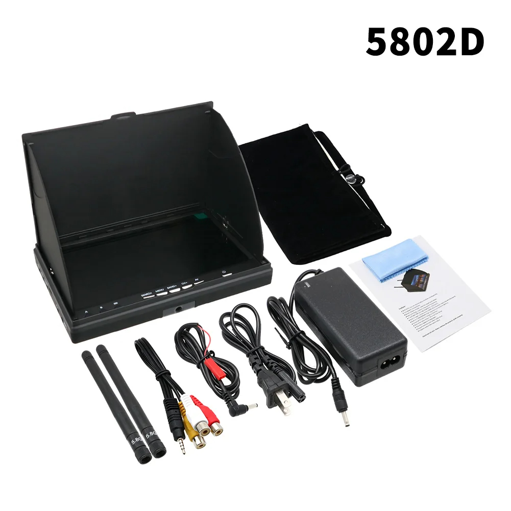 5.8G FPV DVR LS5802D 7 İnç Mon - Drone Controller Screen incelemesi ve fiyatı
