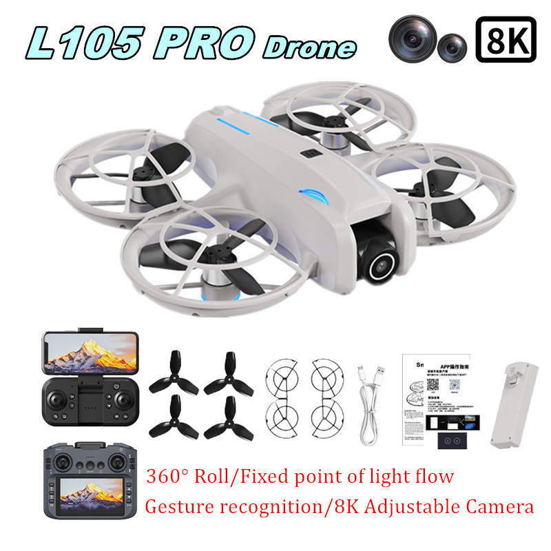 L105 PRO Drone Duel 8k Lens Ta - Drone Controller Screen incelemesi ve fiyatı